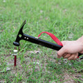 Camping Mallet with Stake Puller – Stainless Steel Tent Peg Hammer