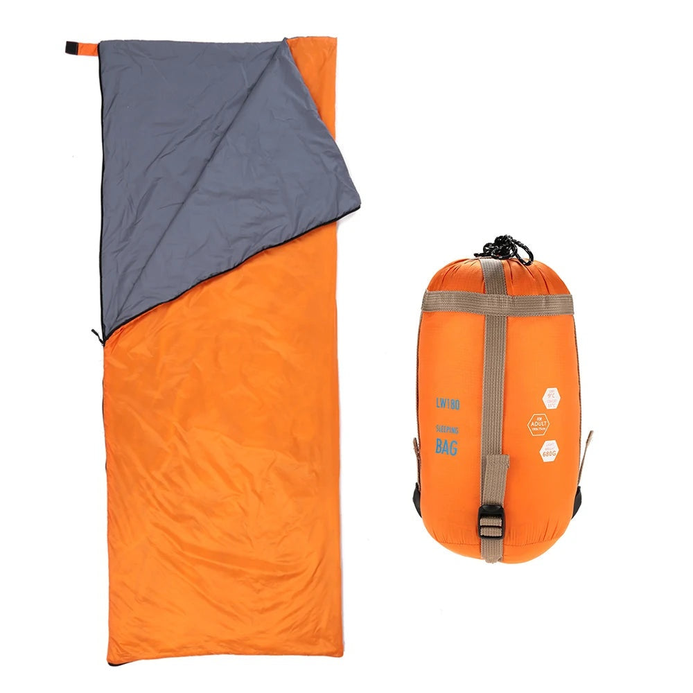 Envelope Sleeping Bag – Ultralight Adult Camping & Travel Sleeping Bag