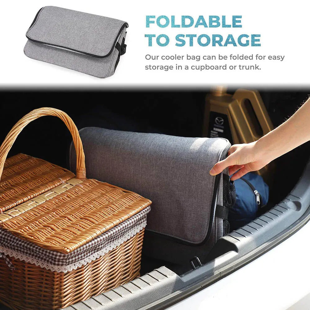 32L Insulated Soft Cooler Bag – Large Picnic & Camping Cooler