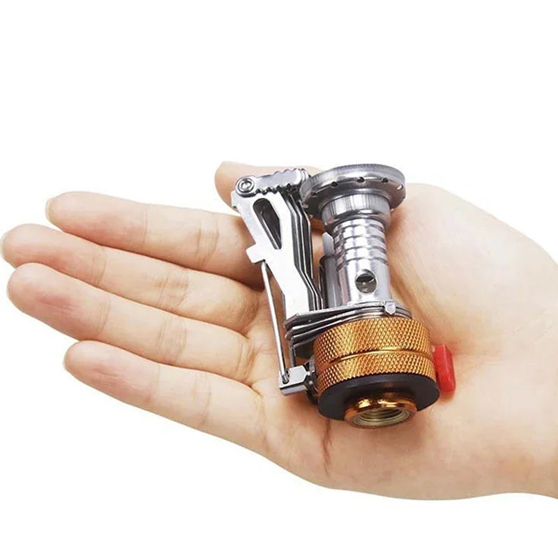 Gas Cooker Portable Outdoor Aluminum Alloy Camp Stove Survival Furnace