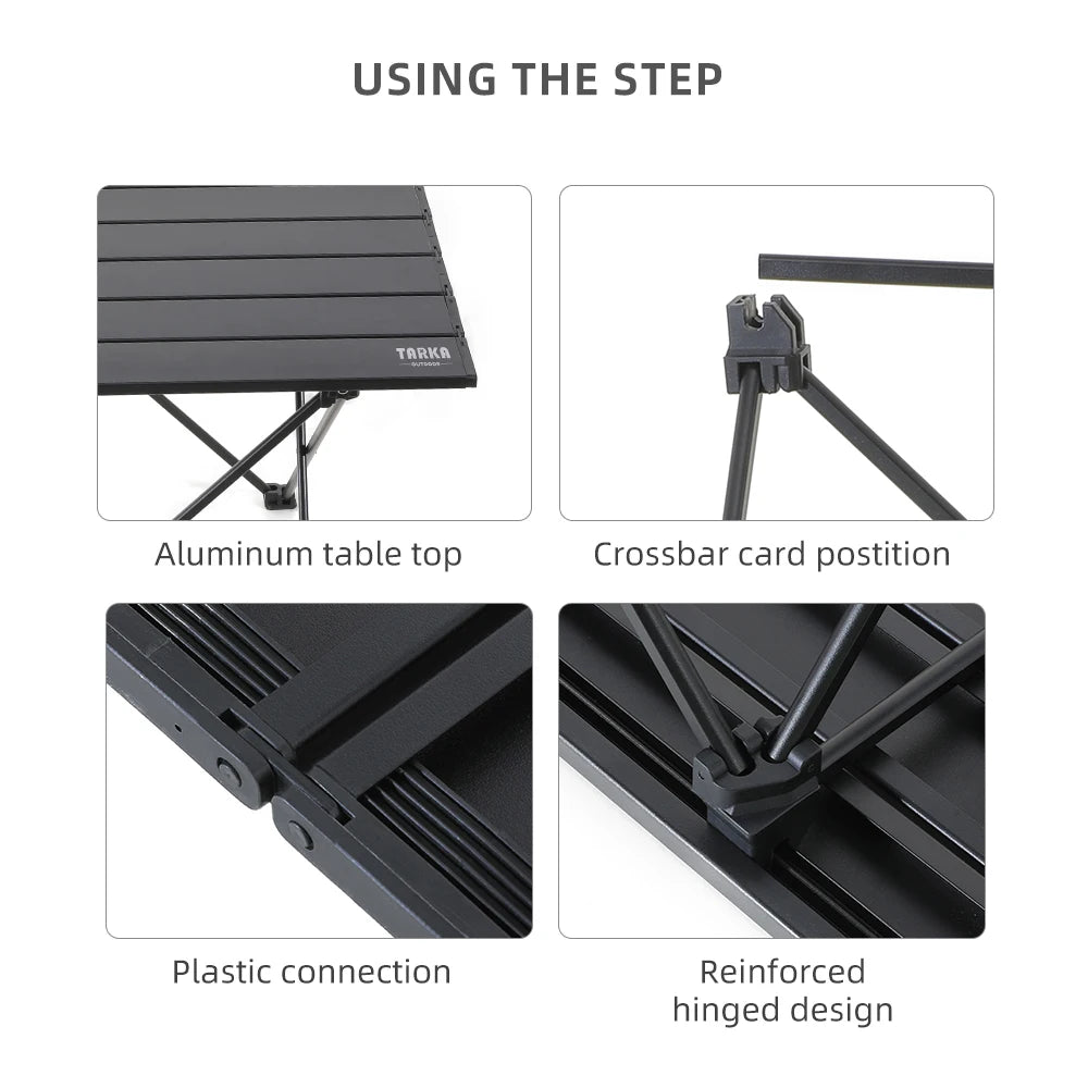 Ultralight Folding Camping Table – Portable Aluminium Picnic & BBQ Table