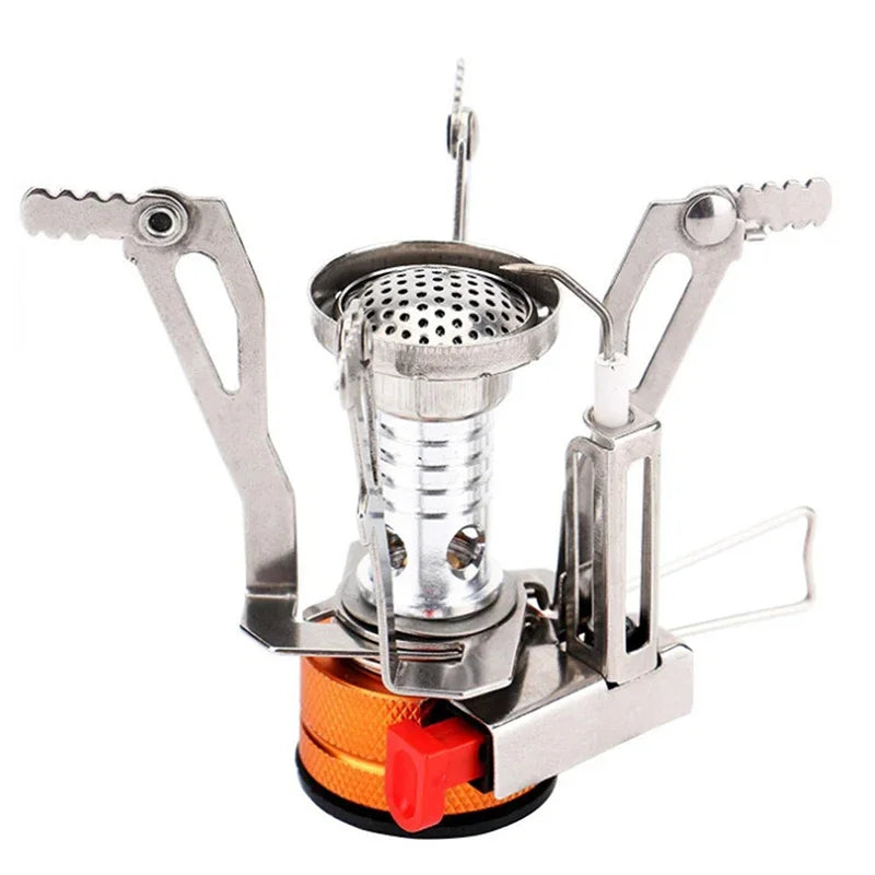 Gas Cooker Portable Outdoor Aluminum Alloy Camp Stove Survival Furnace