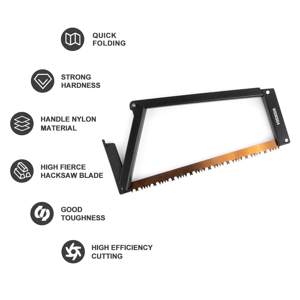 Folding Camping Saw – 32cm Portable Manganese Steel Saw